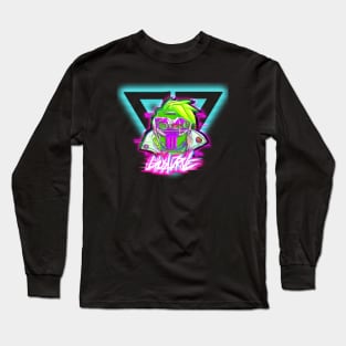 ghostdrive - neon ghost signals Long Sleeve T-Shirt